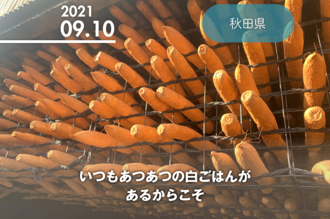 いつもあつあつの白ごはんがあるからこそ。〜長い冬からうまれた秋田の発酵文化〜